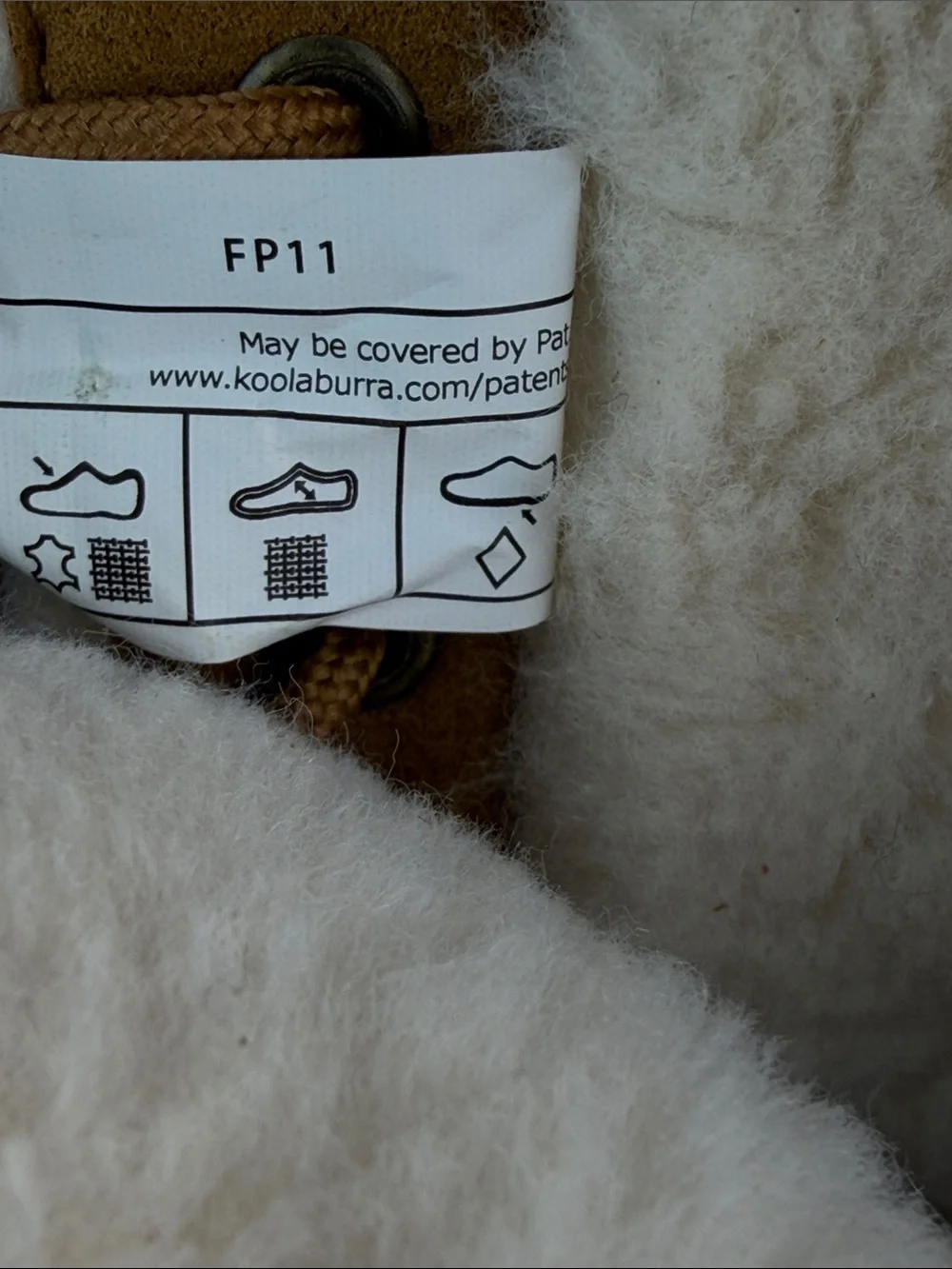 UGG Koolaburra Chestnut‎ Suede Lace-Up Shearling-Trim Boots Size 8 -Brand New